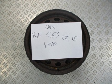 DISK 14” OCELOVÝ HONDA CIVIC
