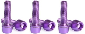 ВЕЛОСИПЕДНЫЕ МОСТОВЫЕ ВИНТЫ, 6 ШТ, ФИОЛЕТОВЫЕ