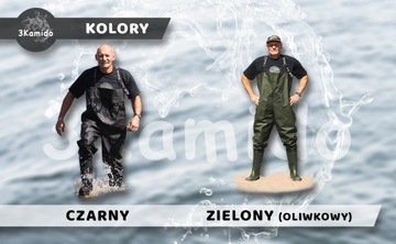 3Камидо CLASSIC вейдерсы для рыбалки, черные, размер 40