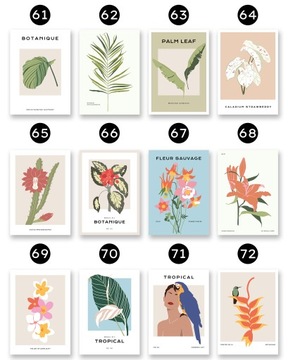 ПОСТЕРЫ ДЛЯ ДОМА НА НАСТЕНУ НАБОР ИЗ 3-Х ПОСТЕРОВ А3