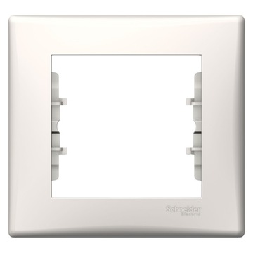 Ramka pojedyncza Schneider Electric beżowy KREM