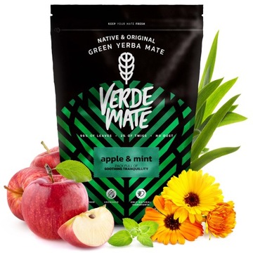Yerba Verde Mate Green Apple Mint 0,5kg jabłko
