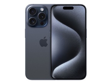 Apple iPhone 15 Pro, 1 ТБ, титановый синий