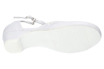 KOM30 BUTY KOMUNIJNE DLA DZIEWCZYNEK BIAŁE 32