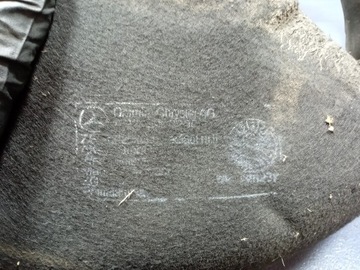 MERCEDES S TŘÍDA W221 PODBĚH LEVÝ ZADNÍ