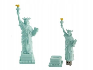 PENDRIVE USB SZYBKI FLASH DRIVE ULTRA PAMIĘĆ ZAWIESZKA STATUA WOLNOŚCI 8GB