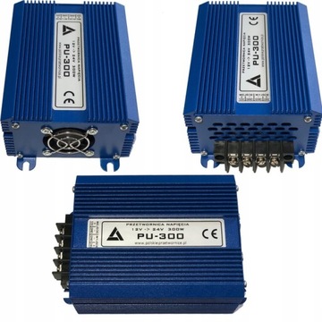 PRZETWORNICA PODWYŻSZAJĄCA NAPIĘCIE 12V 24V 300W