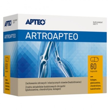 ARTROAPTEO 60 KAPSUŁEK NA ZDROWE KOŚCI I STAWY
