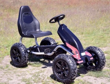 МЕГА ГОКАРТ С ПЕДАЛЯМИ, НАДУВАННЫЕ КОЛЕСА, ТОРМОЗА ДО 100 кг