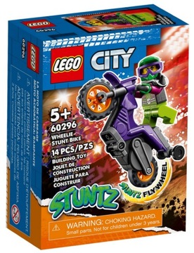 LEGO City 60296 Wheelie na motocyklu kaskaderskim