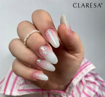 CLARESA SOFT&EASY BUILDING САМОВЫРАВНИВАЮЩИЙСЯ МОЛОЧНО-БЕЛЫЙ ГЕЛЬ 12G