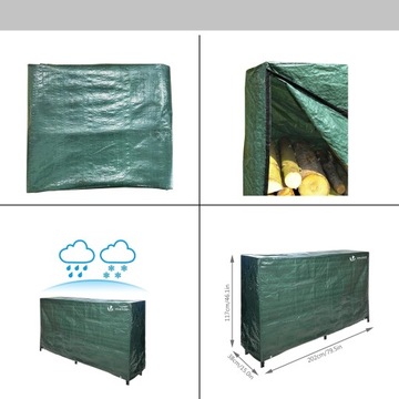 РУЧКА ШКАФ ПОЛКА ПОДСТАВКА ДЛЯ КАМИНА TREE GARDEN + КРЫШКА