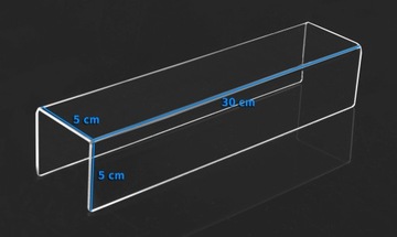 СТЕНД, СТУПЕНЬ ДЛЯ ДИСПЛЕЯ, PLEXI 300 мм