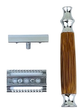 ЩЕТКА ДЛЯ БРИТЬЯ BADger + ТРАДИЦИОННОЕ БАМБУКОВОЕ ЛЕЗВИЕ БРИТВЫ