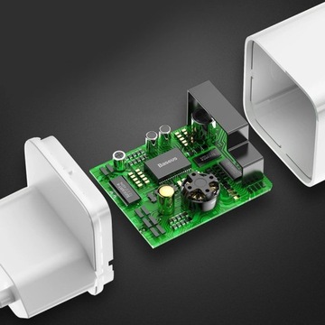 СЕТЕВОЕ ЗАРЯДНОЕ УСТРОЙСТВО BASEUS FAST CUBE QC3.0 USB A 24 Вт БЕЛОЕ 3 А