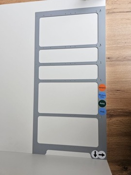 Шаблон для крепления направляющих ящика Blum Antaro 500 45 Modern Box Gtv Amix