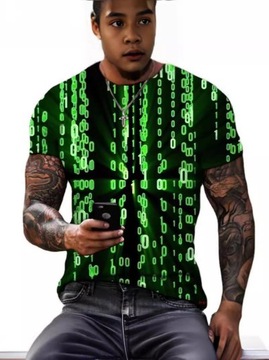 Męska koszulka z krótkim rękawem Casual D Digital