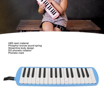 Melodica 32 Key Школьник для детей, начинающих, многофункциональный инструмент