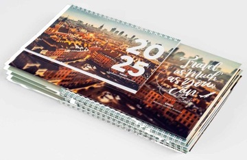 НАСТОЛЬНЫЙ КАЛЕНДАРЬ Pyramid 2025 Планировщик логотипов с ПРИНТОМ - 50 шт.