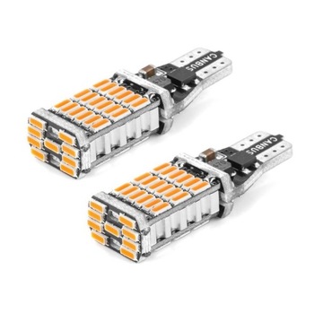 ŻARÓWKA T15 W16W LED 45SMD 4014 CANBUS YELLOW