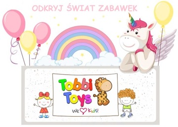 HULAJNOGA TRÓJKOŁOWA DLA DZIECI TOBBI-TOYS BALANSOWA KOŁA LED RÓŻOWA PRINCE