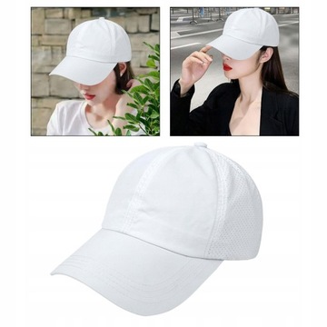 czapka bejsbolówka Cross Hat damska biała