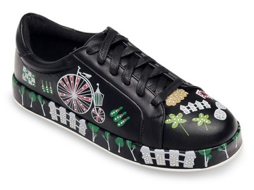 NAJMODNIEJSZE BUTY SPORTOWE CREEPERSY CZARNE 36