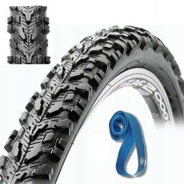 Opona Rowerowa 26x2,1 50-559 MTB +opaska na obręcz zestaw opony rowerowe 26