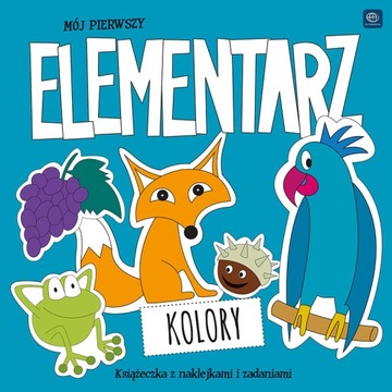 Elementarz KOLORY z naklejkami 21x21 INTERDRUK