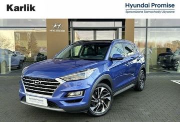 Hyundai Tucson III SUV Facelifting 1.6 T-GDi 177KM 2019 Hyundai Tucson FV23 Premium 4x4 Automat Bogate wyposazenie Salon Pols