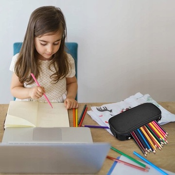 Большой школьный пенал с тремя отделениями, сумка 3-в-1.