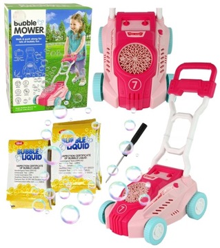 Kosiarka Na Bańki Mydlane Maszyna Generator Baniek Jeździ + PŁYN 100ml