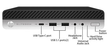 Komputer HP EliteDesk 800 G5 Mini i5-9500T 32GB 1,2TB SSD WiFi BT Win11Pro