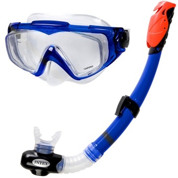 Zestaw do nurkowania SILICONE INTEX AQUA PRO 55962 niebieski