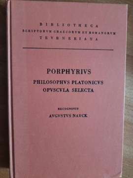 Porphyrius Philosophus Platonicus Porfiriusz