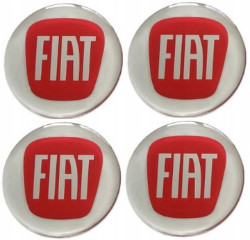 FIAT 50mm NAKLEJKI NA FELGI DEKIELKI KOLPAKI