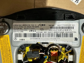 MERCEDES-BENZ SLS AMG ULOŽENÍ AIRBAG ŘIDIČE ORIGINÁLNÍ