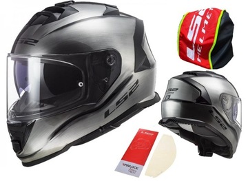 KASK PEŁNY LS2 FF800 STORM II JEANS TITANIUM r.XL