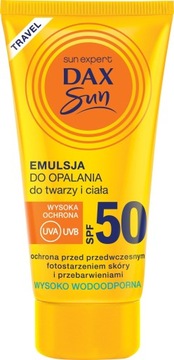 Dax Sun Emulsja do opalania 50 SPF 50 ml - Travel