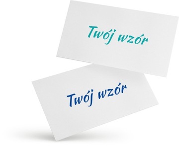 Wizytówki 200 szt. z projektu klienta