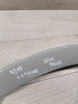 CAYENNE LIŠTA BLATNÍK LEVÝ PŘEDNÍ 9Y0853717D