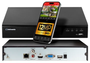 Síťový Monitorovací Rekordér Nvr Ip 9 Kanálový 12MPx 4K