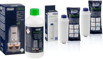 Zestaw 2x Filtr do ekspresu i Odkamieniacz DeLonghi