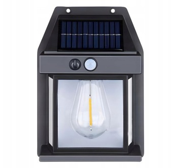 LAMPA SŁONECZNA LED ZEWNĘTRZNA kinkiet ZMIERZCH CZUJNIK RUCHU