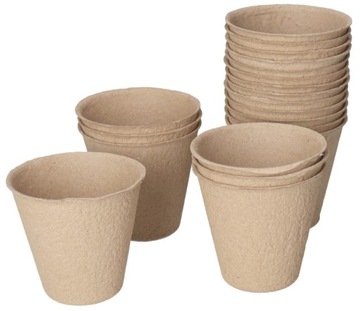 DONICZKI TORFOWE NA ROZSADY SADZONKI 8CM 20SZT