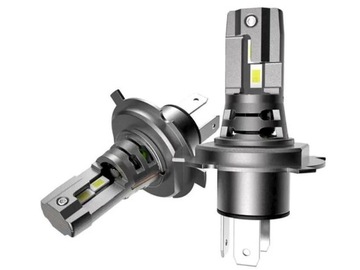 ŻARÓWKA H4 LED 12V HOMOLOGACJA DO MOTOCYKLA CANBUS LEDOWA BIAŁA +400% JASNA