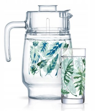 Dzbanek +6x szklanka LUMINARC Tropical 7 elementów!