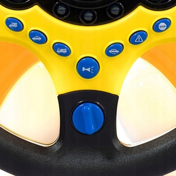 Руль второго пилота для автомобиля - Желтый