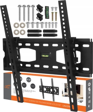 Uchwyt Mocowanie Telewizora Monitora 26 do 55 cali TV 50kg LCD LED Uchylny