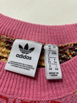 ADIDAS ADICOLOR ORIGINALS RETRO LUŹNY SWETER S/M